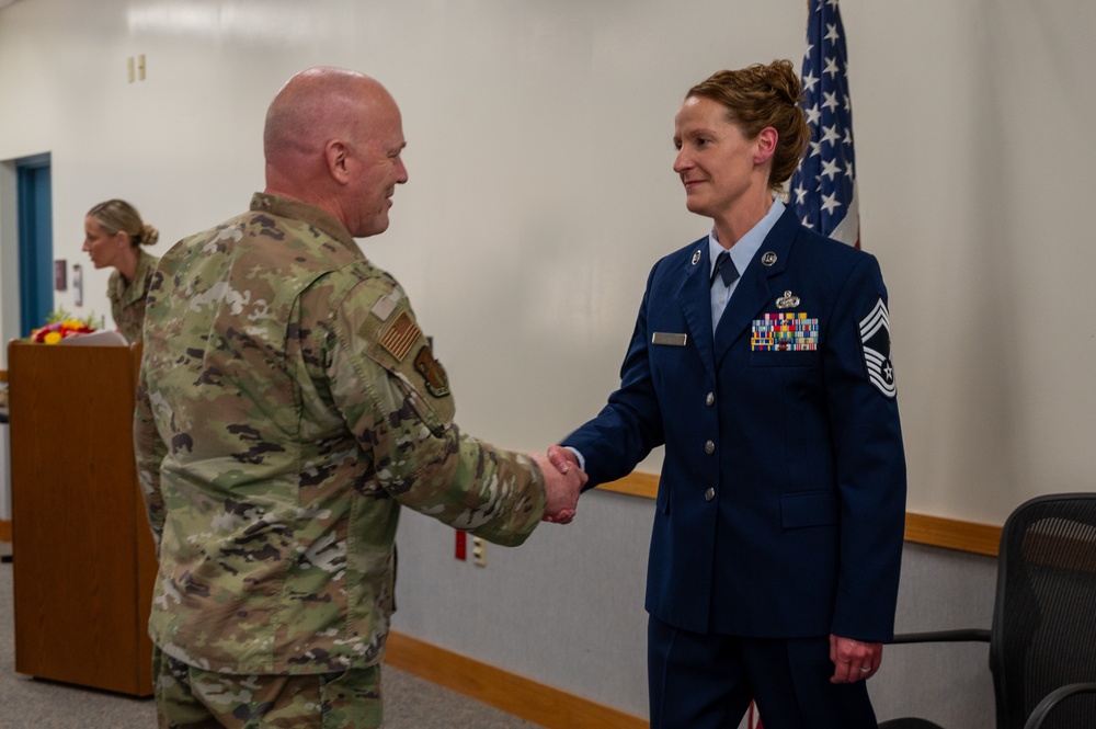 Heather Prater promotion ceremony
