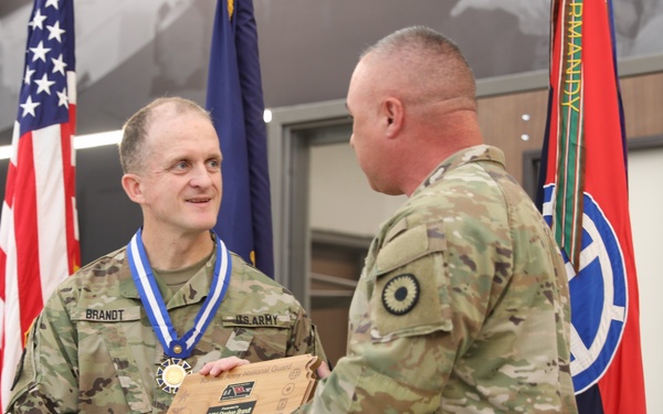 SGM Brandt retires from the Kansas Guard after 31 years