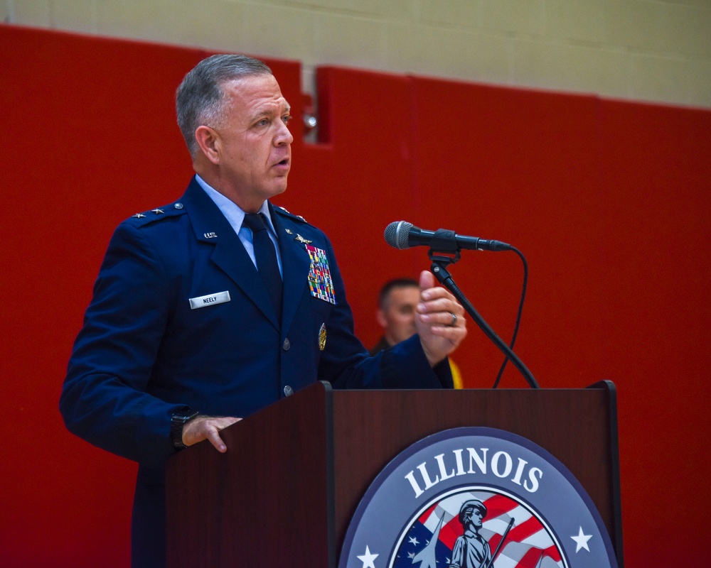 Illinois National Guard Change of Command