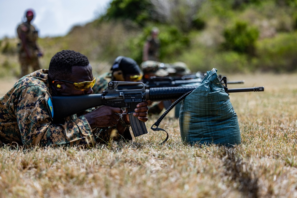 7th Special Forces Group (Airborne) provides  weapons and marksmanship training to combined forces at TRADEWINDS 24