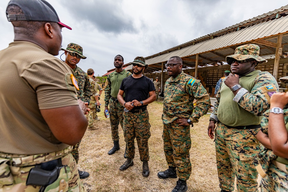 7th Special Forces Group (Airborne) provides  weapons and marksmanship training to combined forces at TRADEWINDS 24