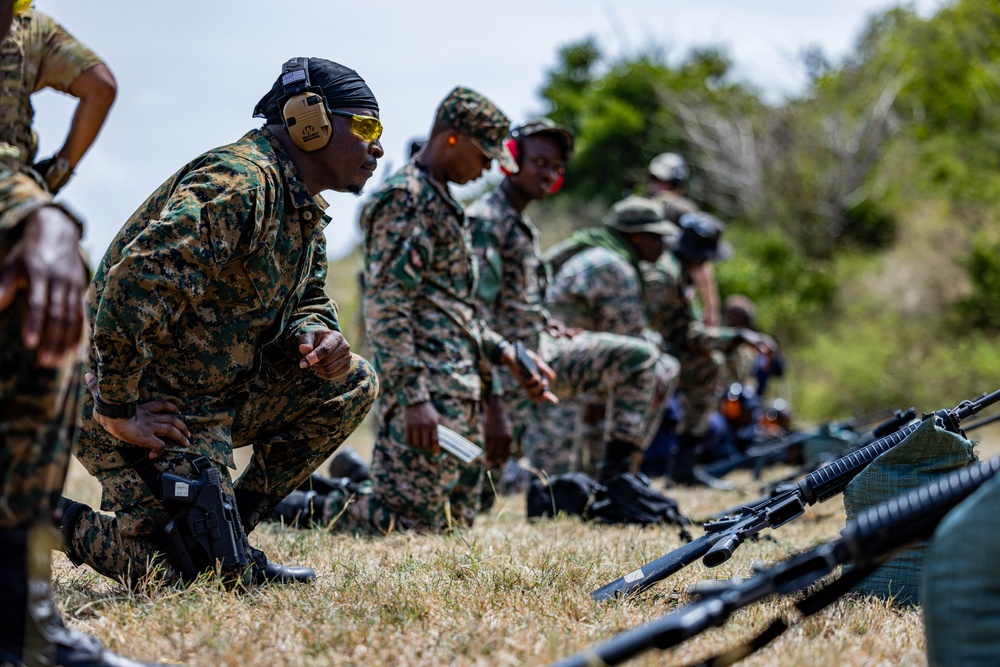 7th Special Forces Group (Airborne) provides  weapons and marksmanship training to combined forces at TRADEWINDS 24