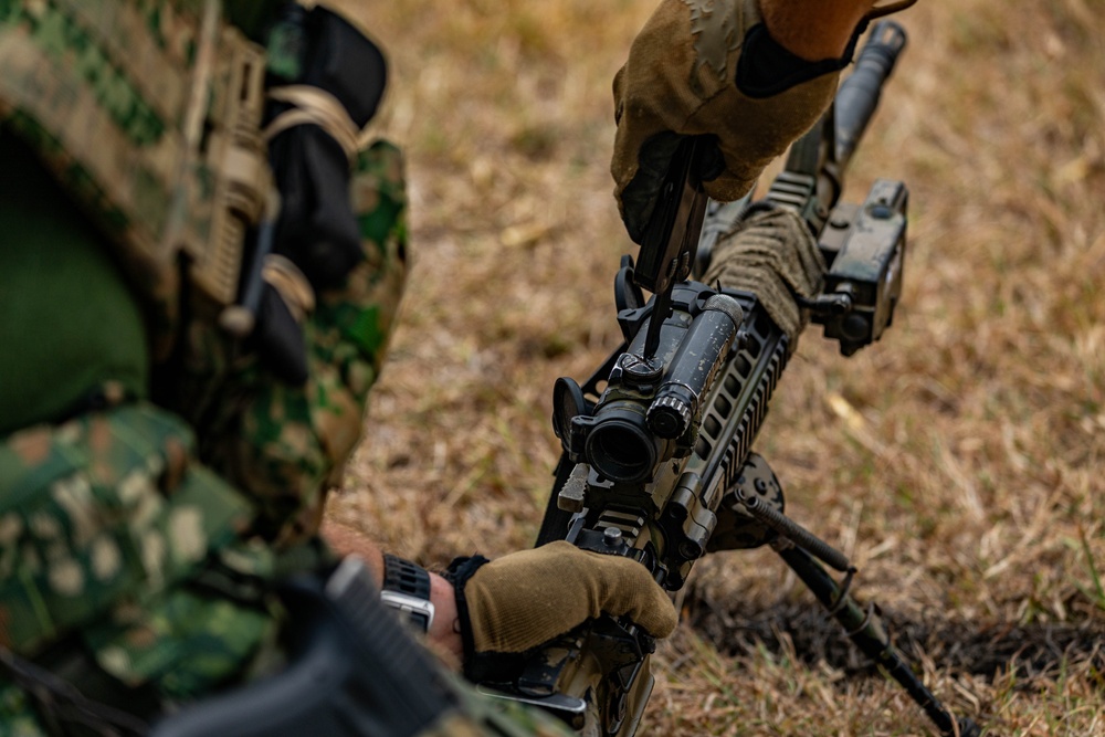 Netherlands Marines conduct dynamic range at TRADEWINDS 24