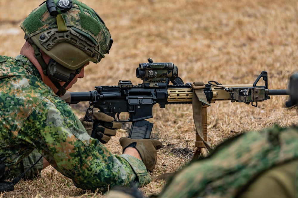 Netherlands Marines conduct dynamic range at TRADEWINDS 24