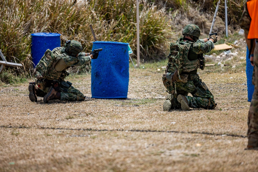 Netherlands Marines conduct dynamic range at TRADEWINDS 24