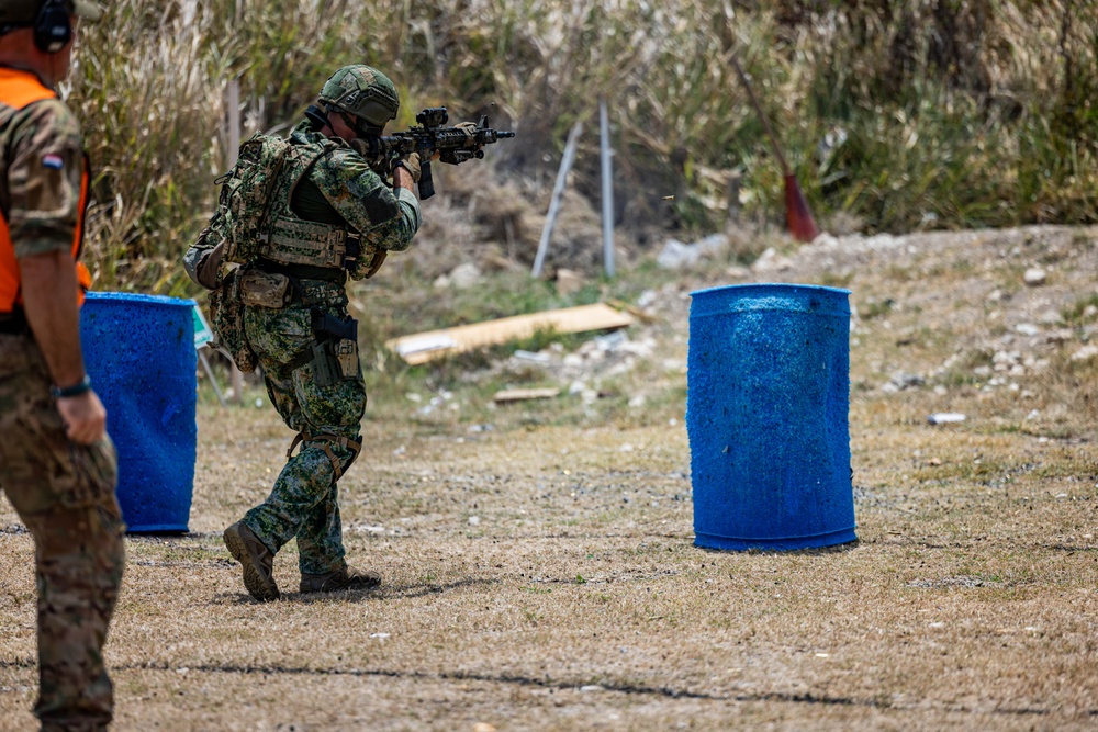 Netherlands Marines conduct dynamic range at TRADEWINDS 24