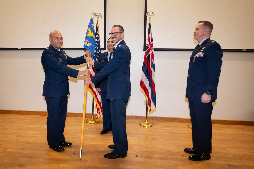 154 Operations  Support Squadron Change of Command