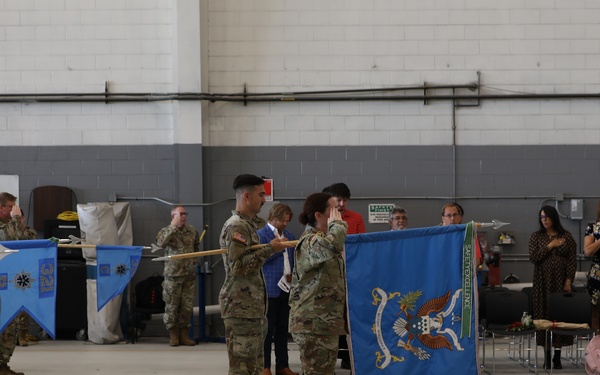 The 321st MI BN Changes Command
