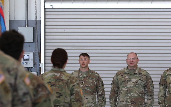 The 321st MI BN Changes Command