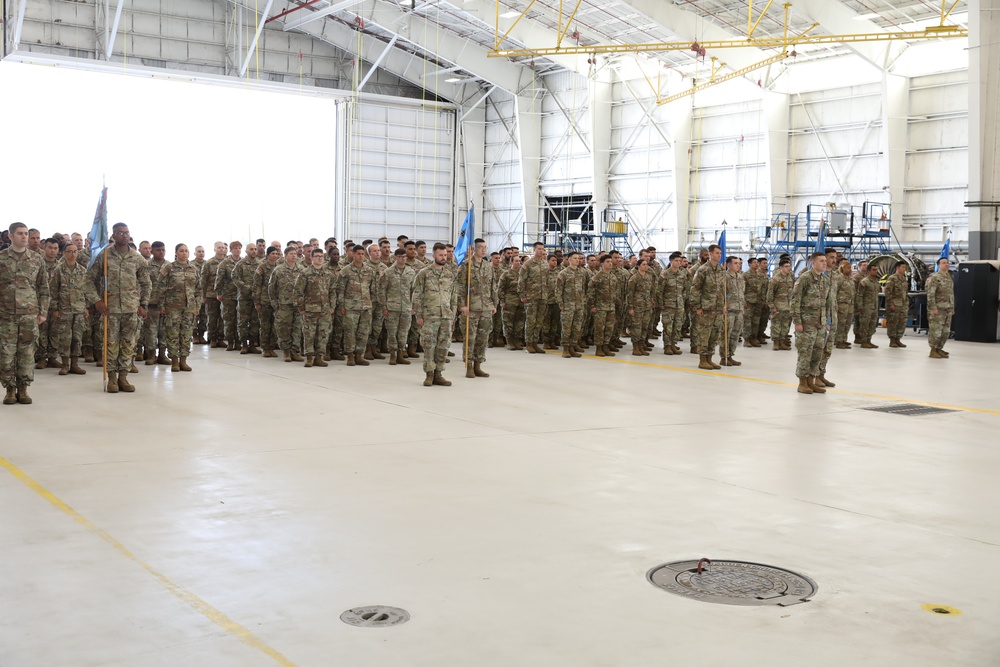 The 321st MI BN Changes Command