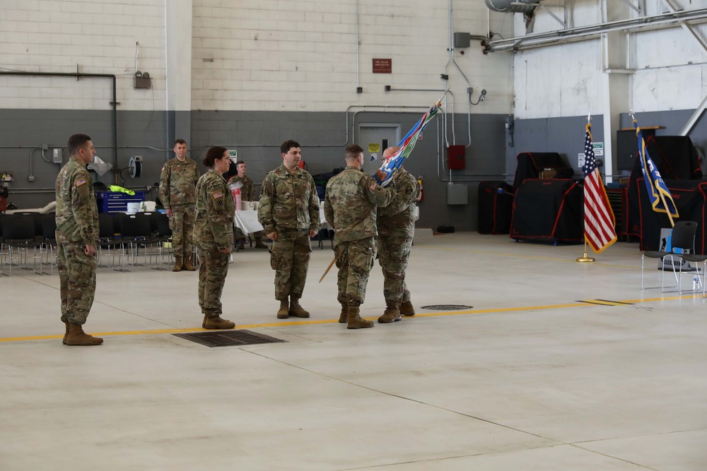 The 321st MI BN Changes Command