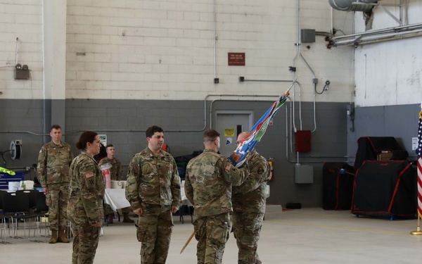 The 321st MI BN Changes Command