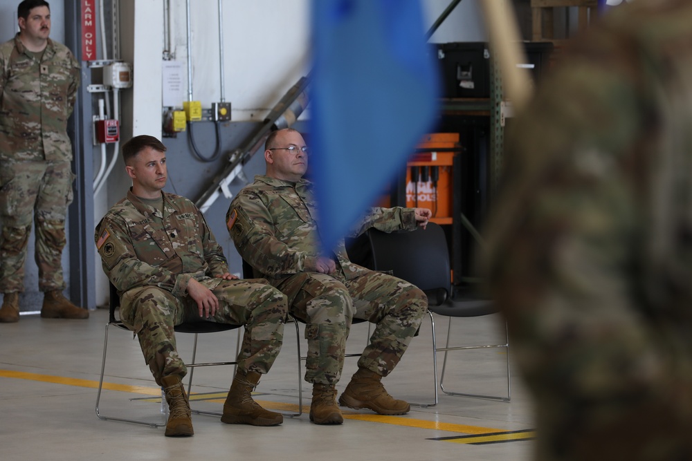 The 321st MI BN Changes Command