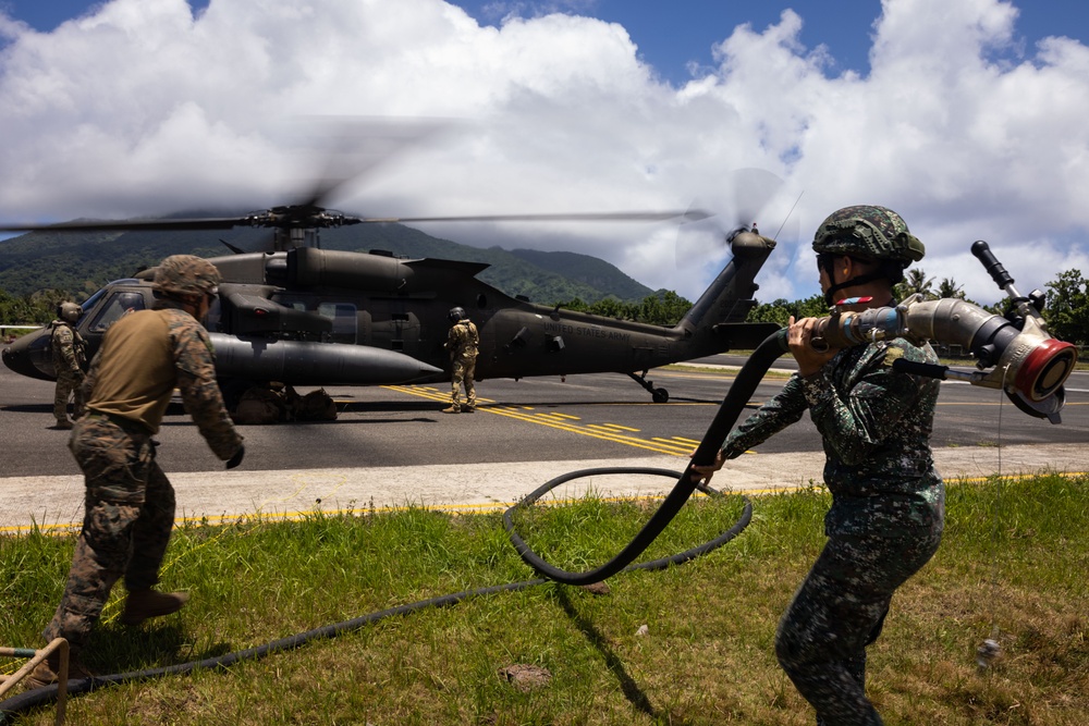 U.S., Philippine Marines conduct FARP operations