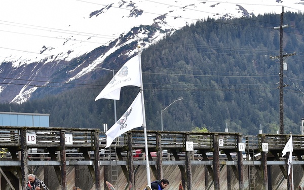 CNRNW joins Alaskan Natives on the One People Canoe Society's traditional tribal canoe paddle and welcoming ceremony to kick off the annual Juneau Maritime Festival