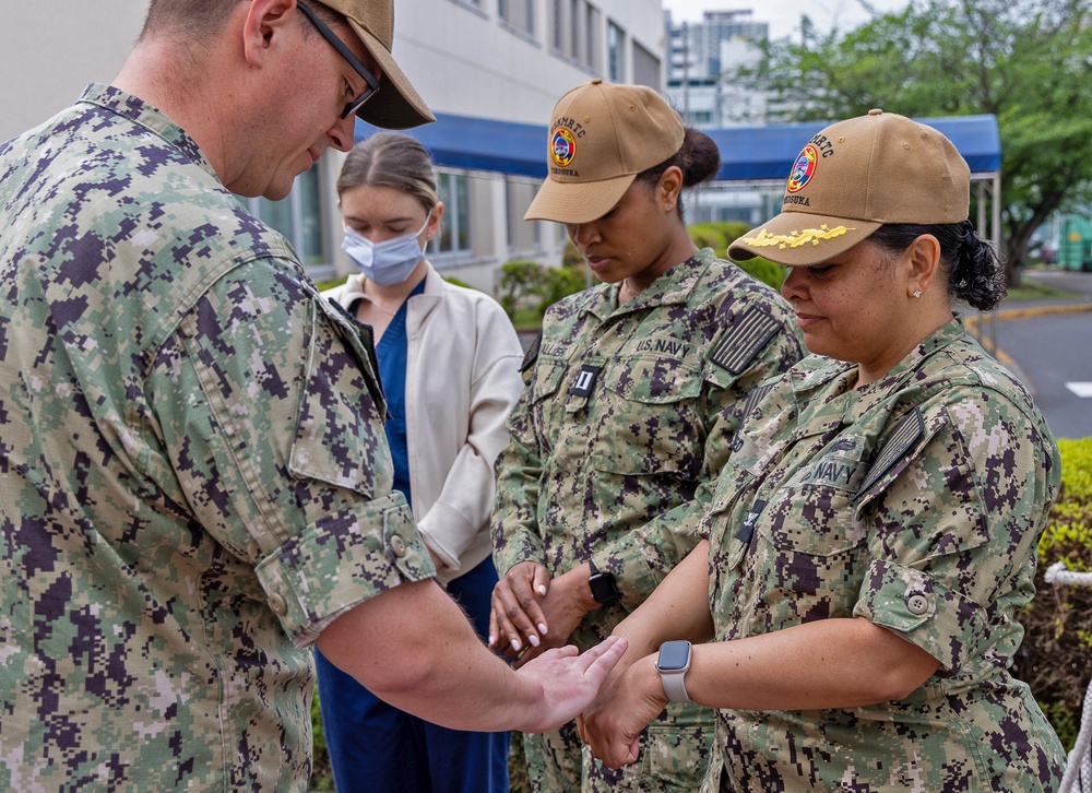 Nurses Week Celebration Kicks Off with Blessing of the Hands at USNH Yokosuka