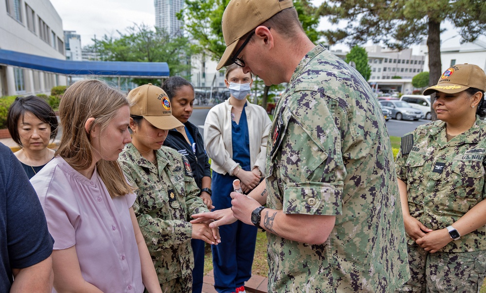 Nurses Week Celebration Kicks Off with Blessing of the Hands at USNH Yokosuka