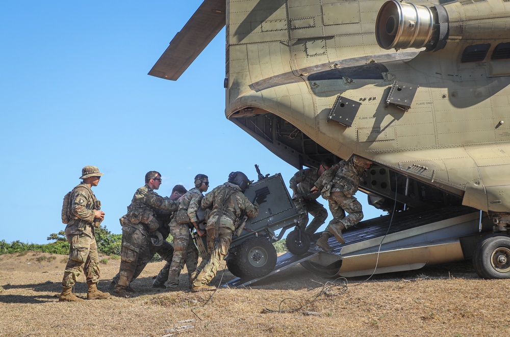 Balikatan 24: 2nd Battalion, 27th Infantry Regiment, 3rd Infantry Brigade Combat Team, 25th Infantry Division conducts air assault onto Batan