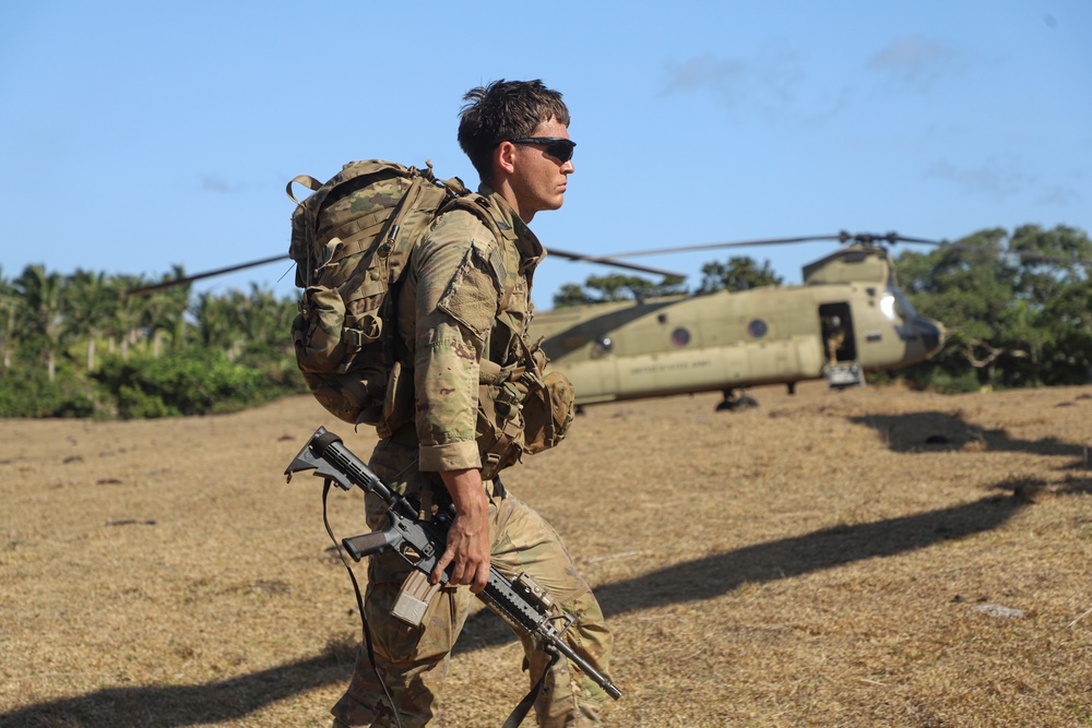 Balikatan 24: 2nd Battalion, 27th Infantry Regiment, 3rd Infantry Brigade Combat Team, 25th Infantry Division conducts air assault onto Batan