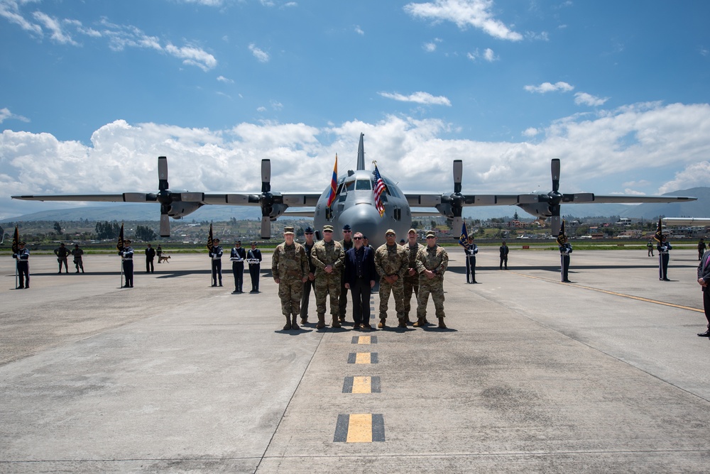 Kentucky's State partner Ecuador receives C-130H aircraft