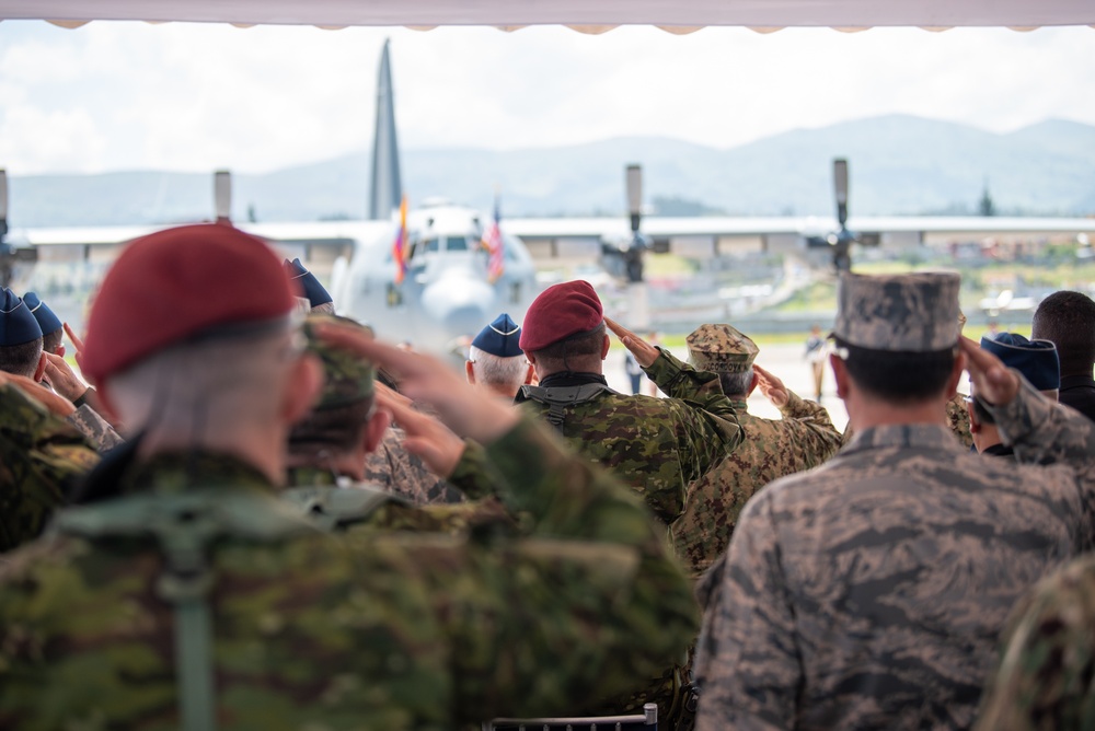 Kentucky's State partner Ecuador receives C-130H aircraft