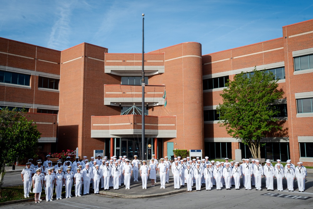 Cherry Point Sailors Celebrate Tradition, Conduct Summer Uniform Inspection