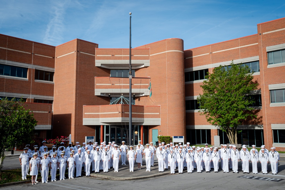 Cherry Point Sailors Celebrate Tradition, Conduct Uniform Summer Uniform Inspection