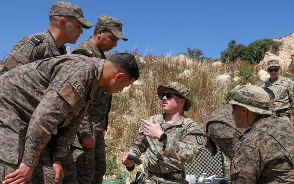 192nd Ordnance Battalion conducts EOD training at African Lion 2024