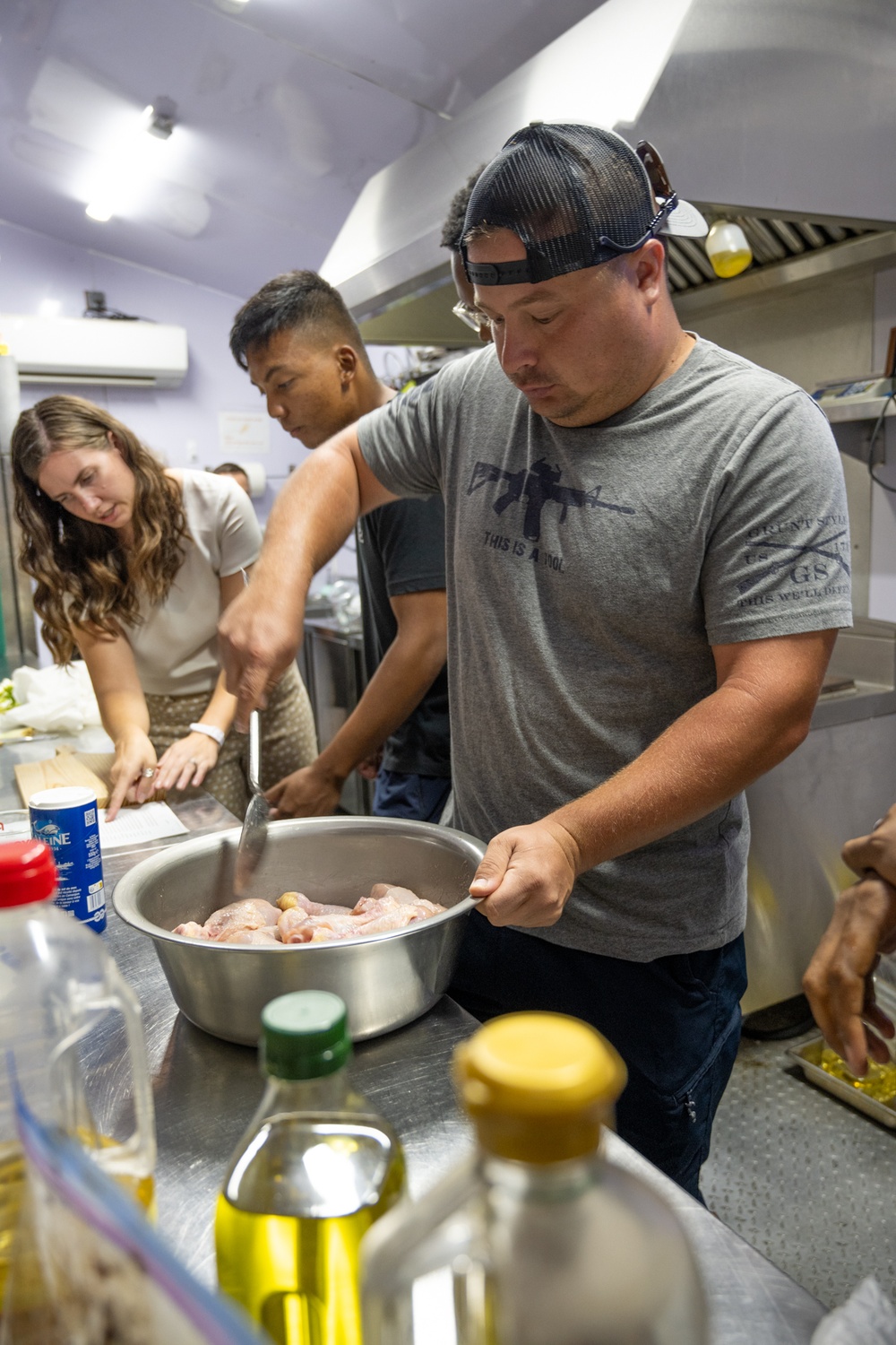 Fleet and Family Support Center and American Red Cross Teach Cooking Class at CLDJ