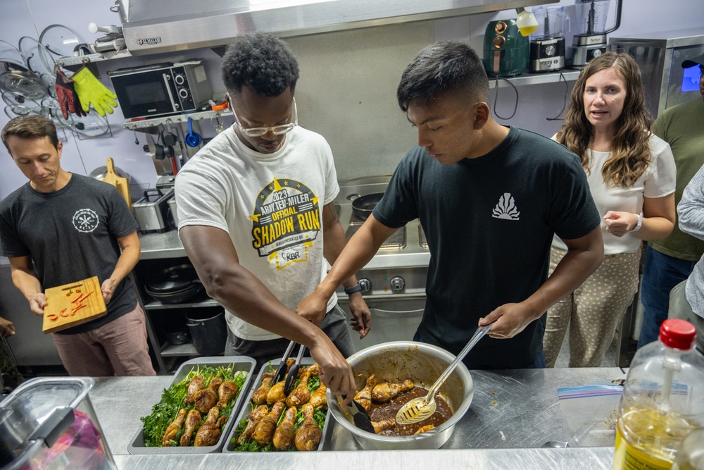 Fleet and Family Support Center and American Red Cross Teach Cooking Class at CLDJ