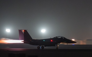 Night Flying Training During Desert Flag 2024
