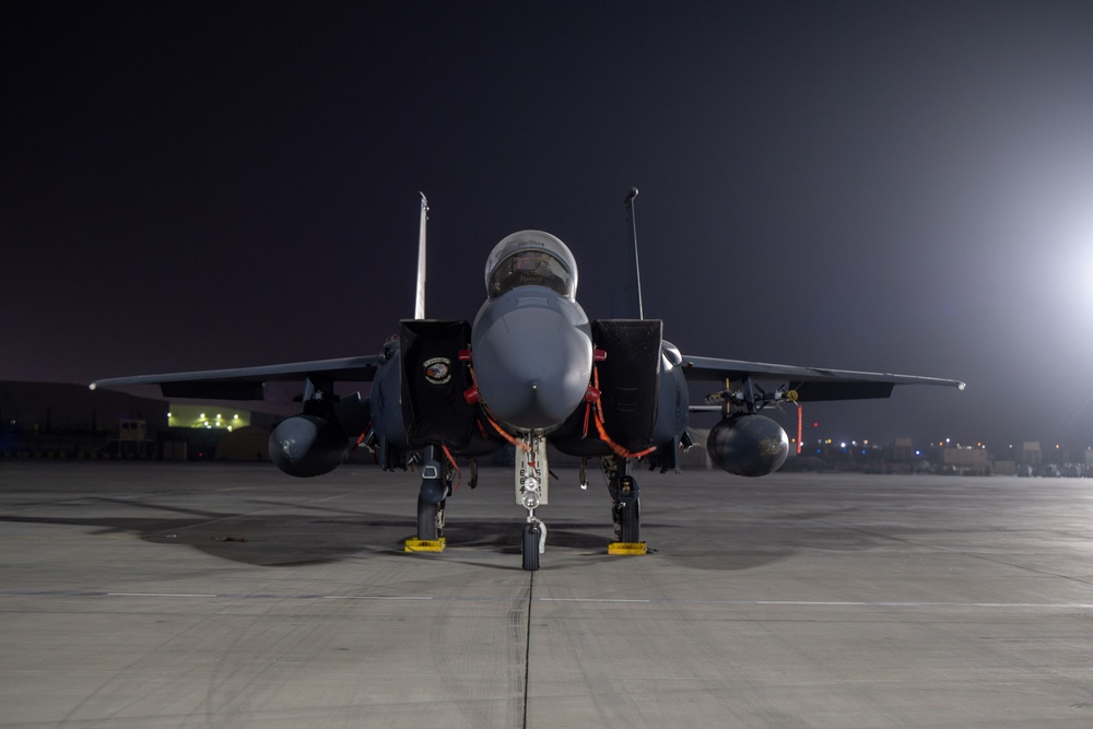 Night Flying Training During Desert Flag 2024