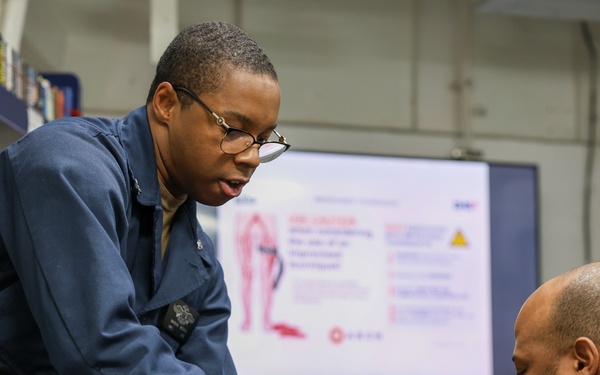 USS Roosevelt (DDG 80) Tactical Combat Casualty Care