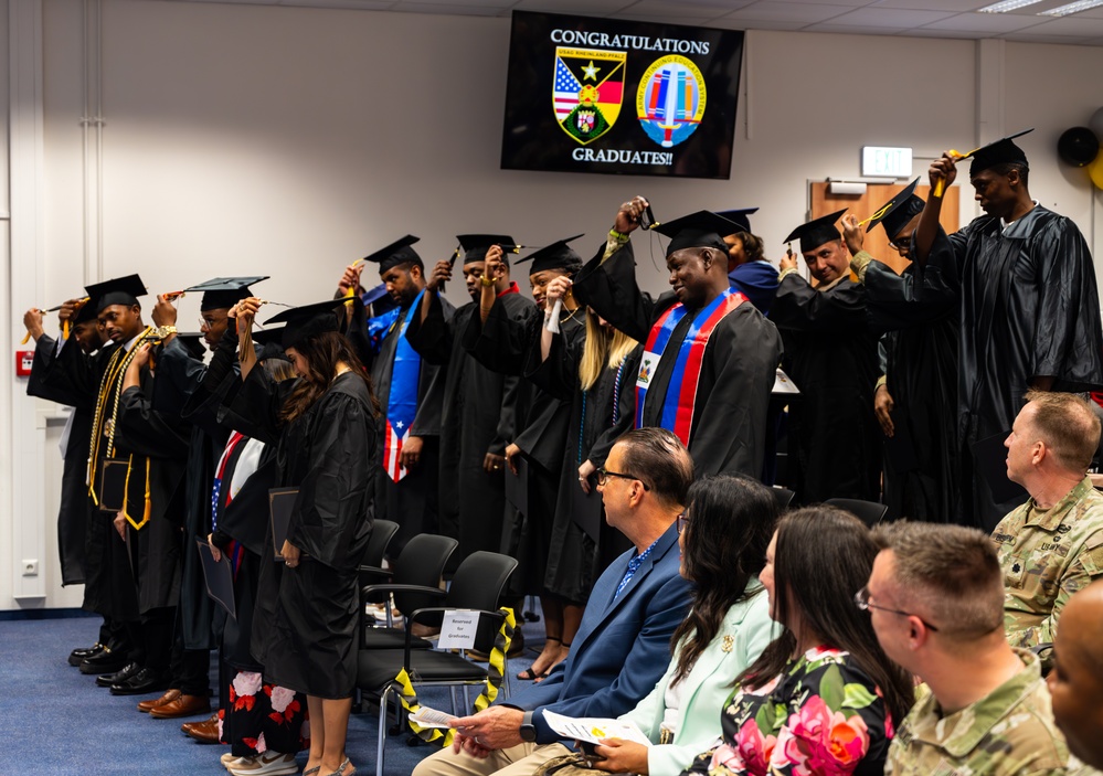 U.S. Army Garrison Rheinland-Pfalz’s Continuing Education System celebrates inaugural graduation recognition ceremony