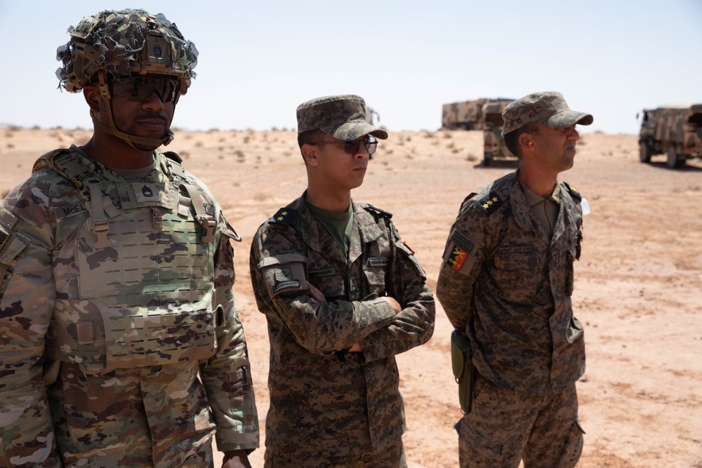 US Army, Tunisian Armed Forces conduct artillery range at African Lion 2024