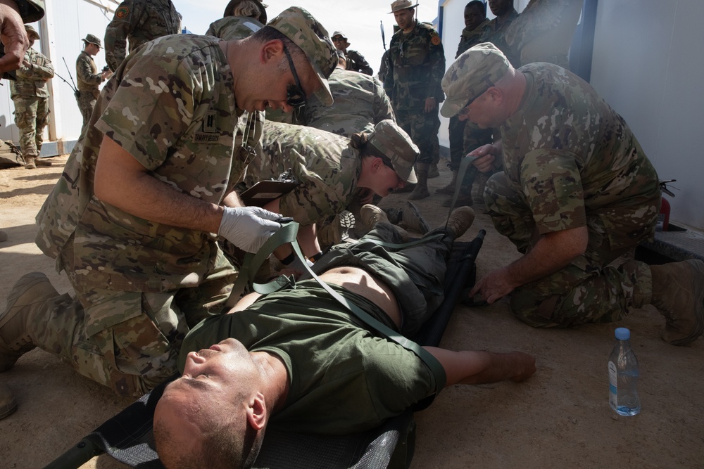 US performs mass casualty evacuation rehearsal in African Lion 2024