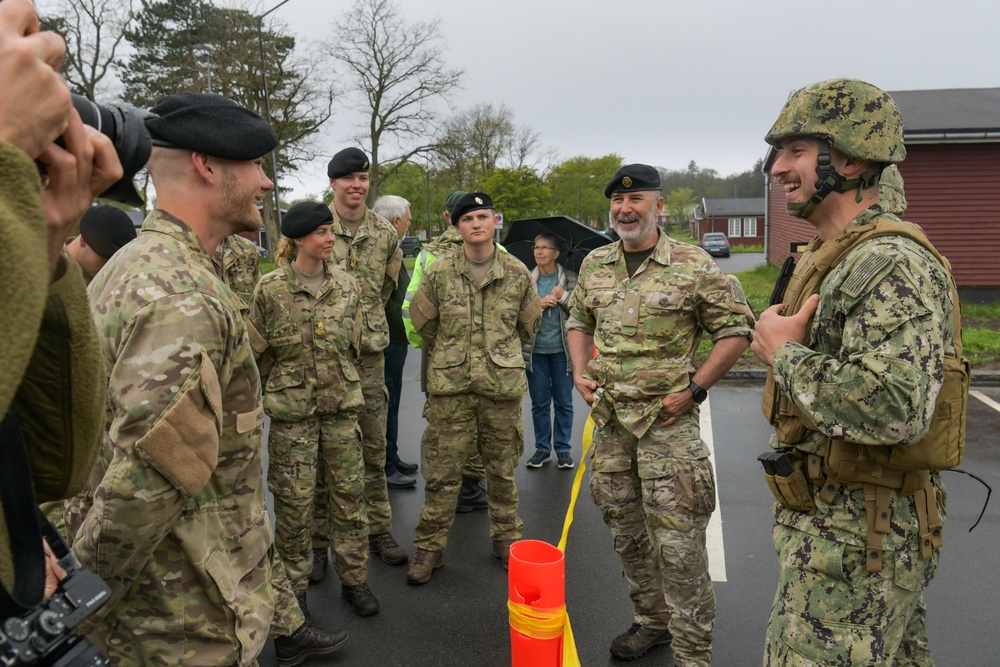 U.S. Naval Forces Europe rehearse deployment of containerized launching system in Denmark