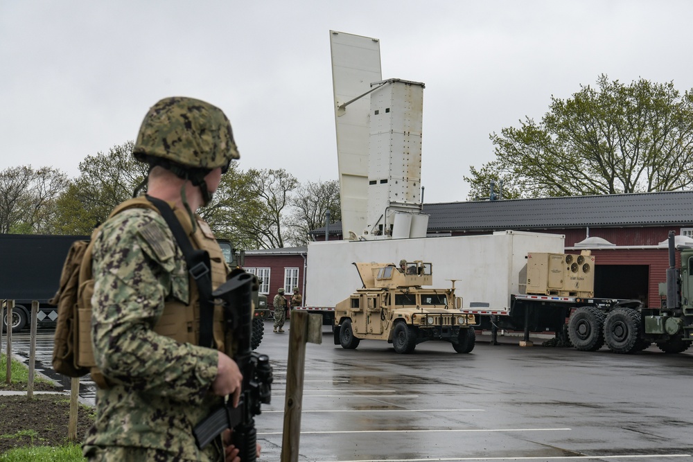 U.S. Naval Forces Europe rehearse deployment of containerized launching system in Denmark