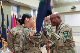 Jumpmaster lands command at HHC, USACAPOC(A)