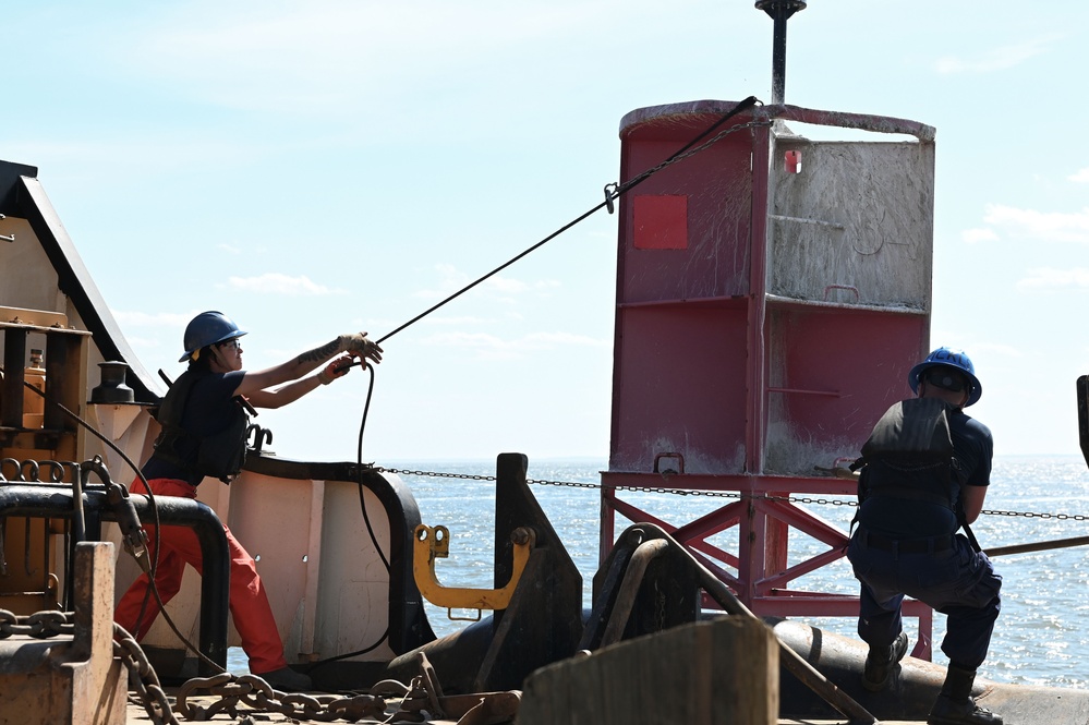 USCGC William Tate buoy evolution