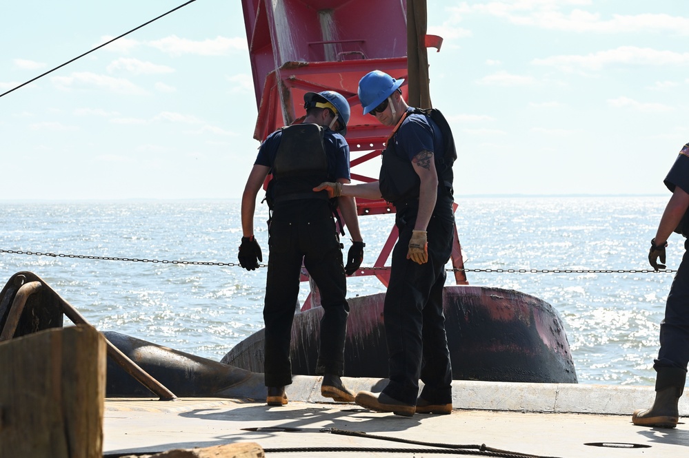 USCGC William Tate buoy evolution