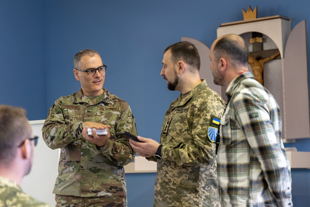 Armed Forces of Ukraine Chaplain Course at Grafenwoehr Training Area