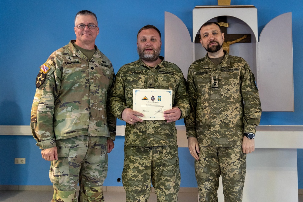 Armed Forces of Ukraine Chaplain Course at Grafenwoehr Training Area