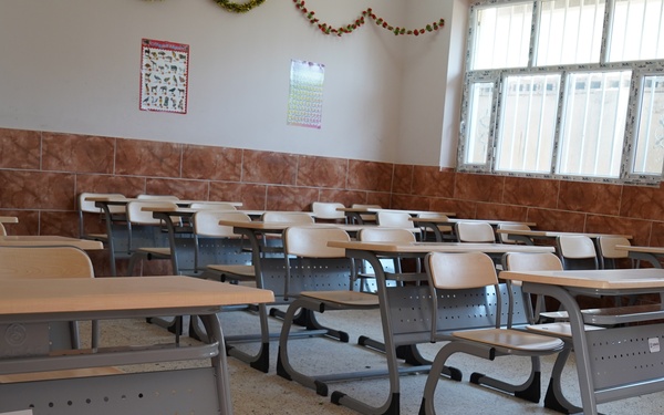 Three Iraqi schools are undergoing extensive rehabilitation to welcome more than 2,450 students, including 115 young students.