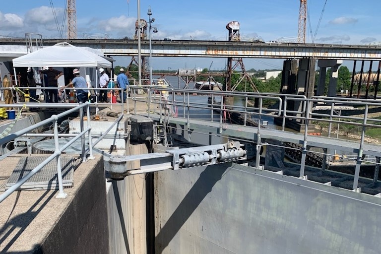 Corps of Engineers reopens Port Allen Lock after completing repairs