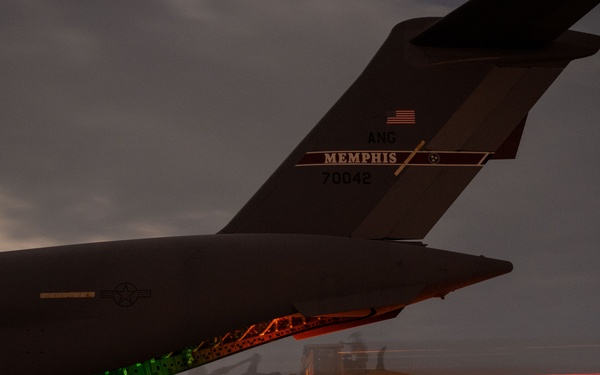 C-17 Globemaster III provides supplies to the USCENTCOM area of responsibility