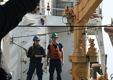USCGC William Tate small-boat evolution