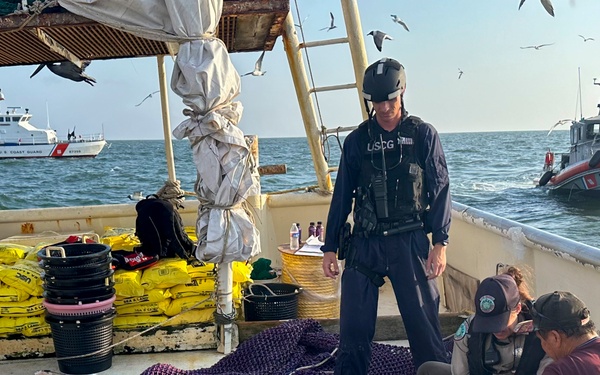 Coast Guard conducts 13 fisheries boardings, issues 25 violations off Texas coast