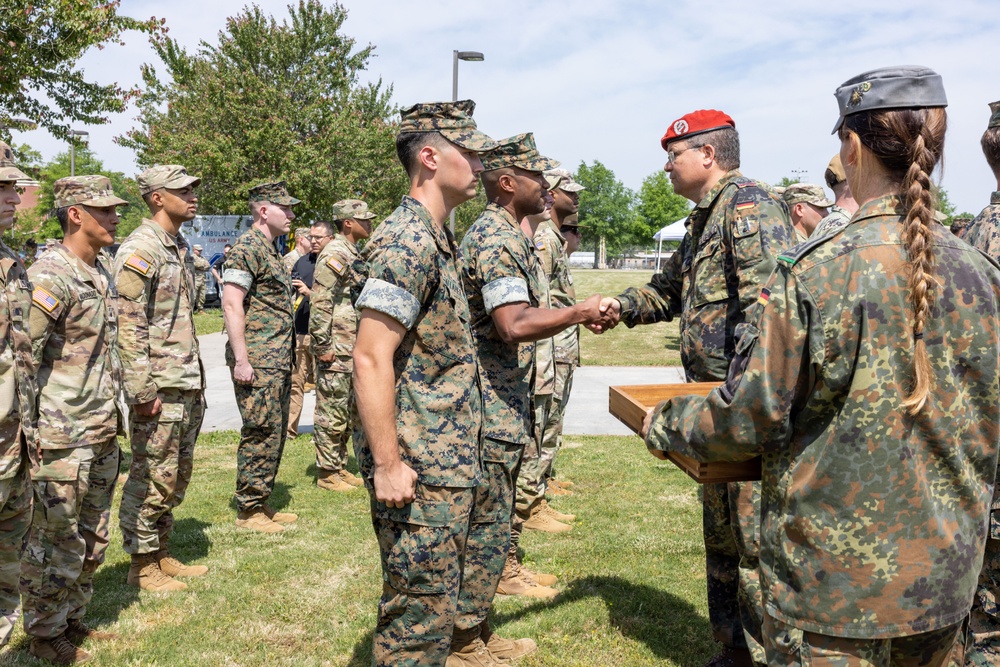 Marines With Marine Corps Security Forces Participate in the GAFPB test