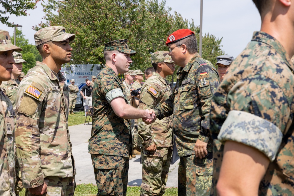 Marines With Marine Corps Security Forces Participate in the GAFPB test